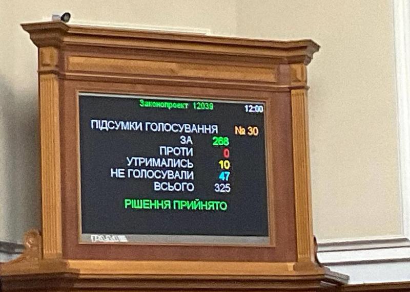 Верховна Рада ухвалила законопроєкт, що стосується досягнення угоди зі слідством у справах, пов'язаних із корупцією.