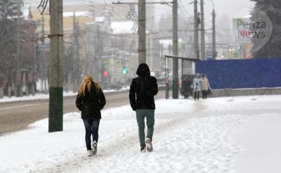 В Пензенской области прогнозируются порывы ветра до 19 метров в секунду и сильный снег