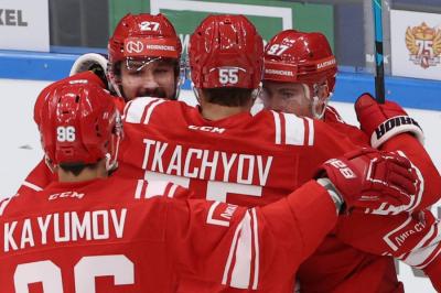 Игроки национальной сборной России. Фото © ТАСС / Шарифулин Валерий