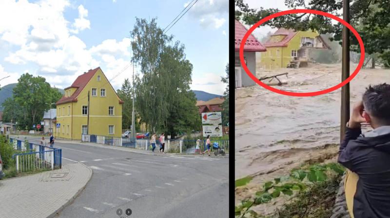 Після руйнування дамби в Польщі місто опинилося під водою, а рятувальники евакуюють людей за допомогою гелікоптерів.