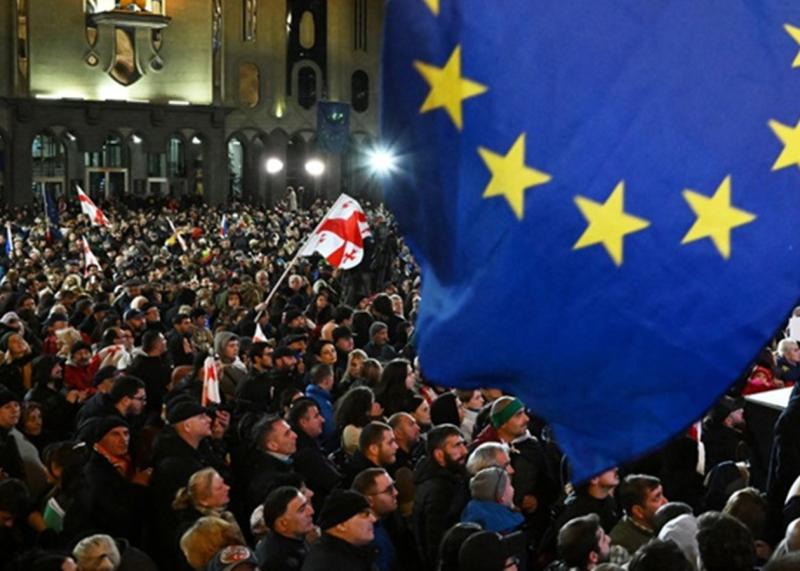 В Грузії відбувається запланована акція протесту.