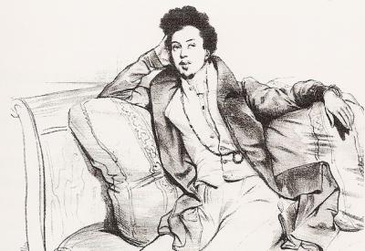 Александр Дюма в возрасте 27 лет (зарисовка Девериа). Фото © Wikipedia