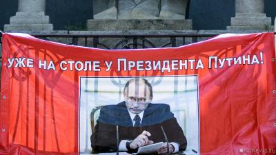 Лидер профкома «Мечел-Кокса» вышла на пикет у приемной Путина в Москве