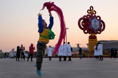Пекин в преддверии зимних Олимпийских игр. Фото © ТАСС / AP Photo / Ng Han Guan, File