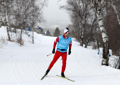 Сергей Устюгов во время тренировки. Фото © ТАСС / Сергей Бобылев