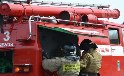 При пожаре в бане на улице Сурикова в Пензе погиб мужчина