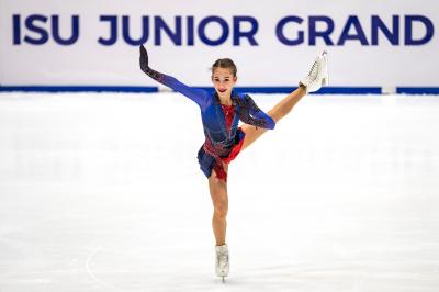 Спортсменка Софья Акатьева. Фото © Getty Images / Jurij Kodrun - International Skating Union/International Skating Union